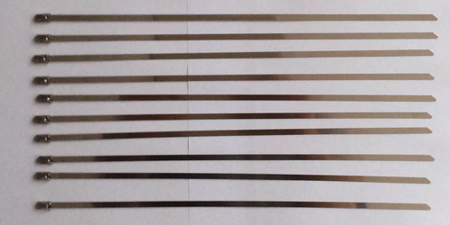 20 colliers inox pour bande thermique longueur 4,6x30cm
